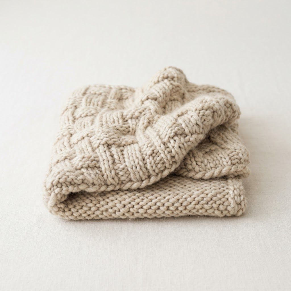 Chunky Knit Throw